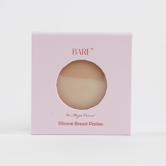 BARE by Magic Curves - (Light Nude) Silicone Breast Pasties - Picture 2 of 8
